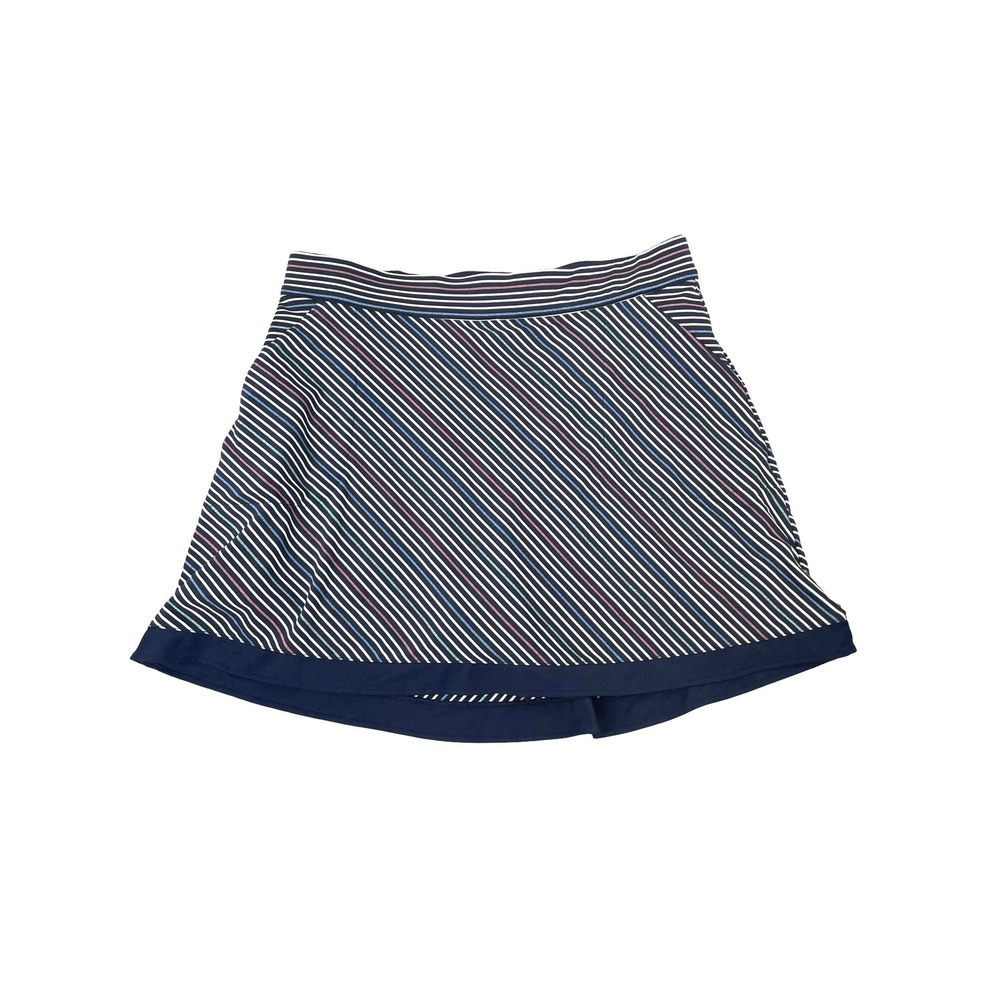 Peter Millar Metallic Stripe Sally Skort‎ Size L pickleball golf tennis